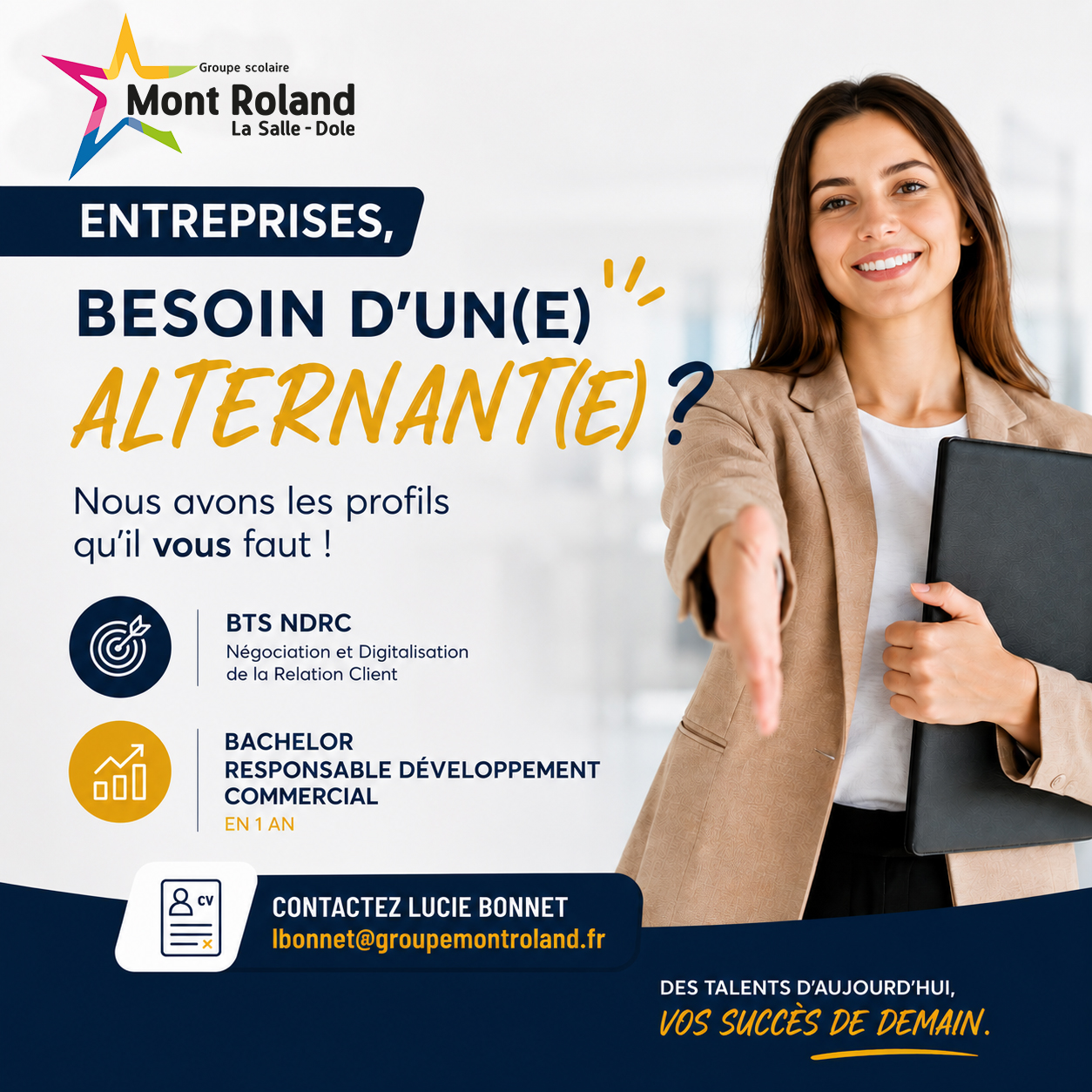 Illustration actualiteBesoin d'un alternant ?