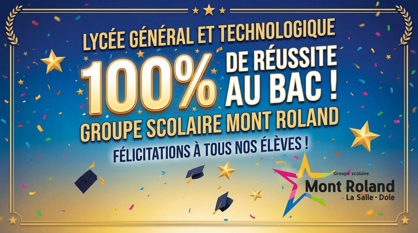 Illustration actualite100 % de réussite au BAC !